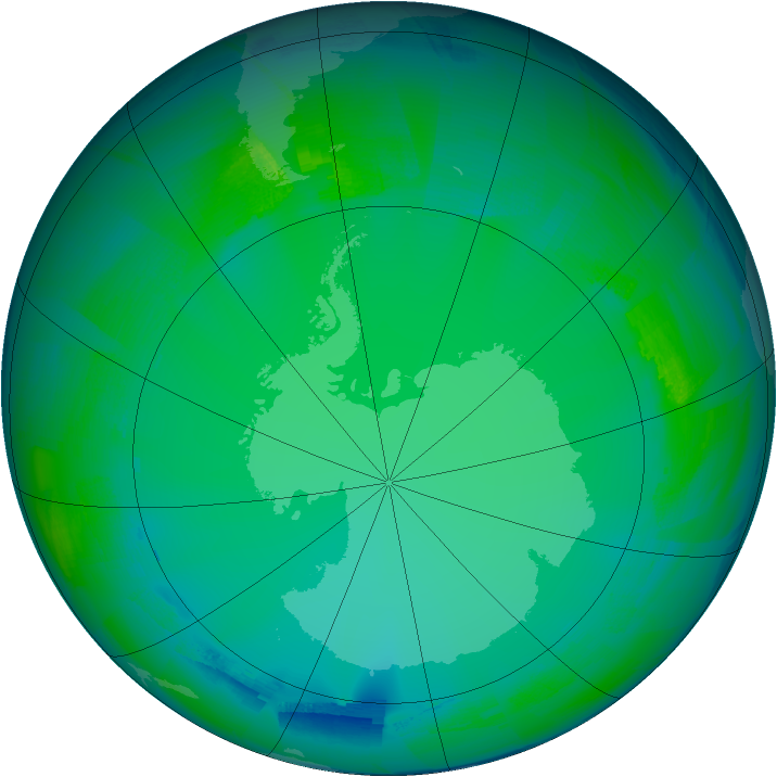 Ozone Map 2009-07-07